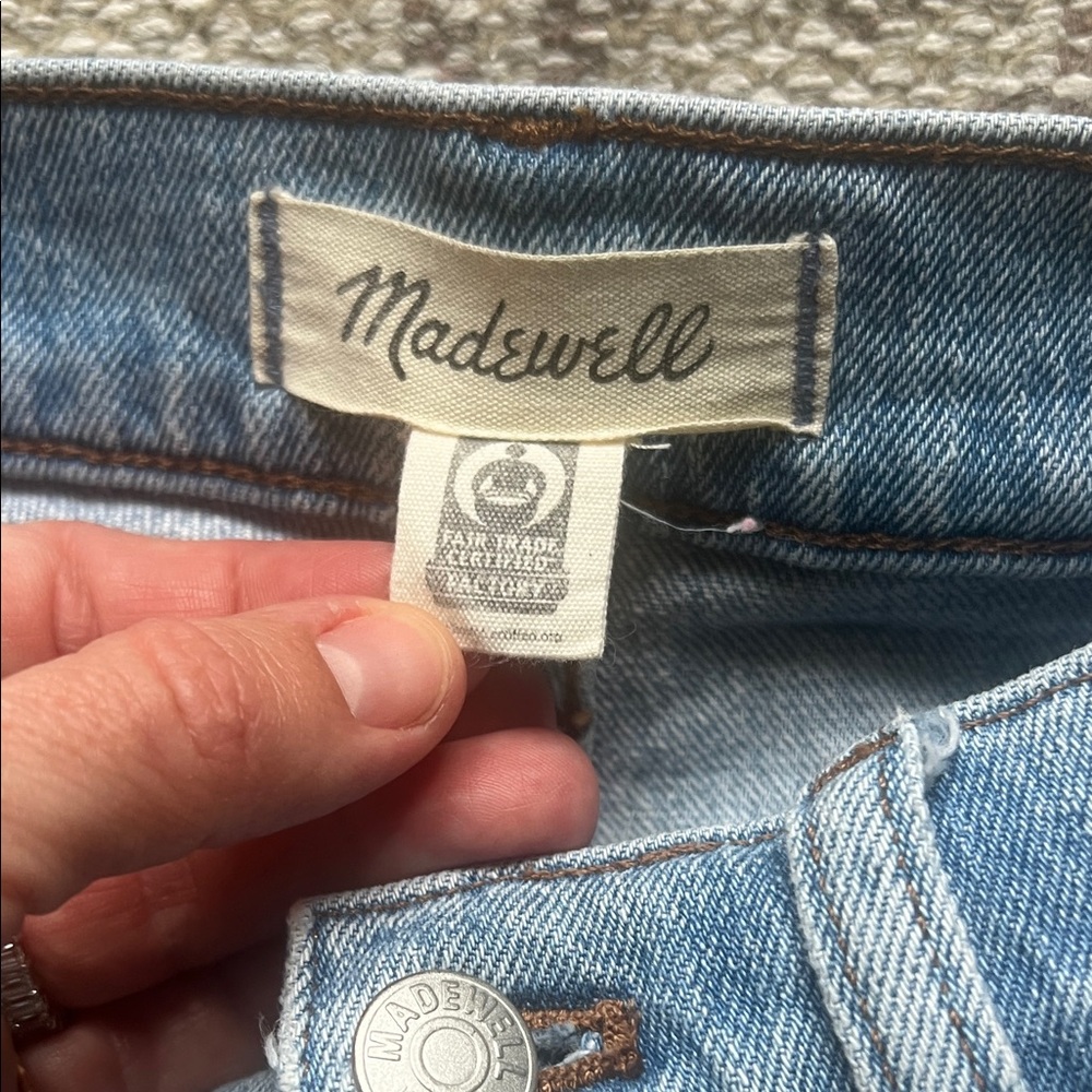 Madewell The Perfect Vintage Wide Leg Crop Jeans - Picture 4 of 8